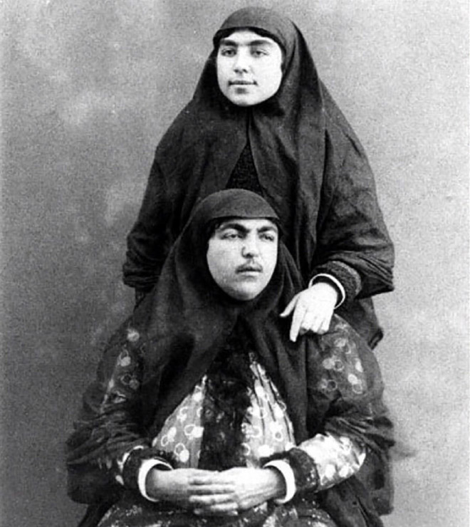 Esta mujer fue considerada hermosa en Persia en el siglo XX.