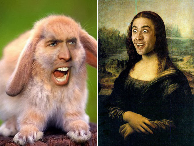 Nicolas Cage se encuentra con Photoshop.