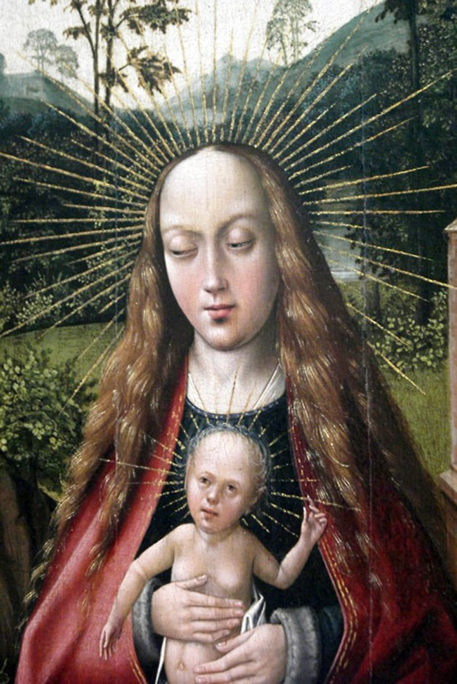 Bebé feo en pintura renacentista.