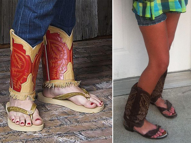 Sandalias de botas de vaquero: ¡tendencia de moda del verano 2020!