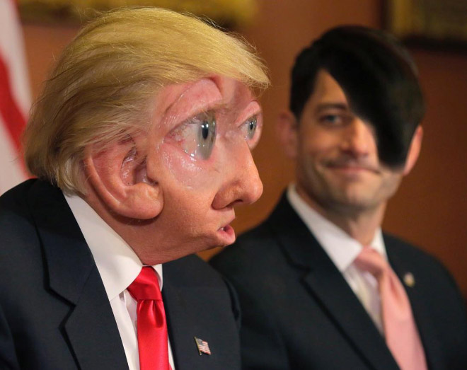 Cuando Trump se encuentra con Photoshop ...