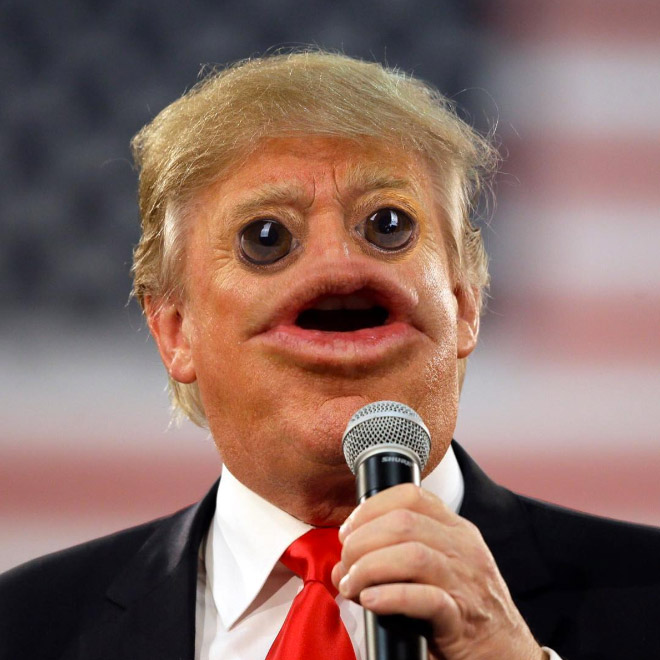Cuando Trump se encuentra con Photoshop ...