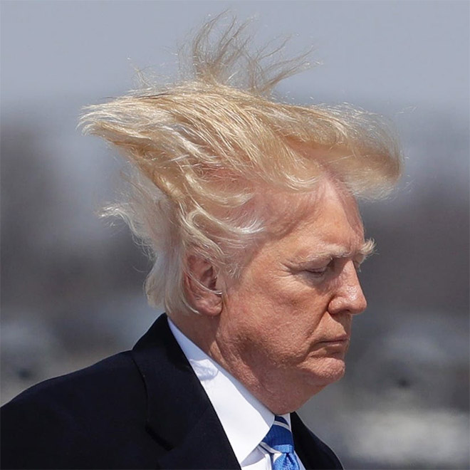 Trump contra el viento.