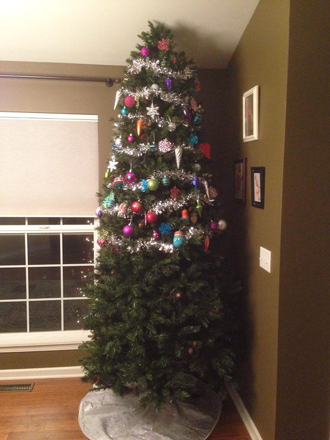 Protección de árboles de Navidad.