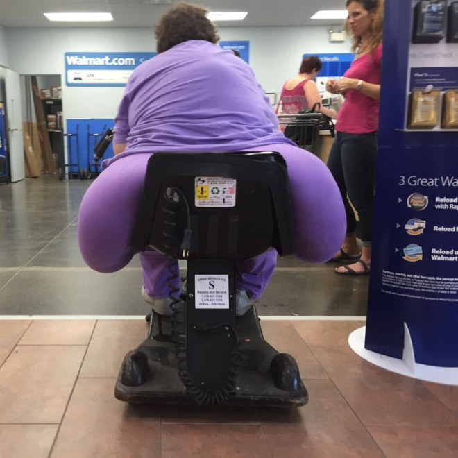 La gente de Walmart es rara ...