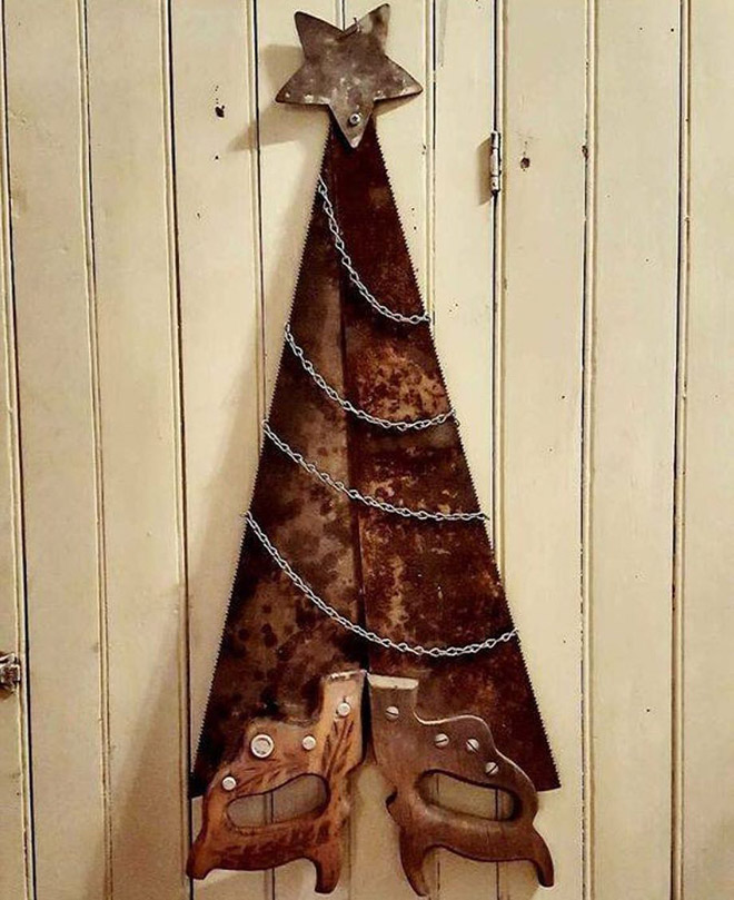 Idea de árbol de Navidad para perezosos.