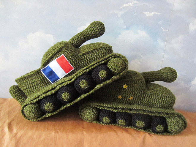 Zapatillas de tanque francés.