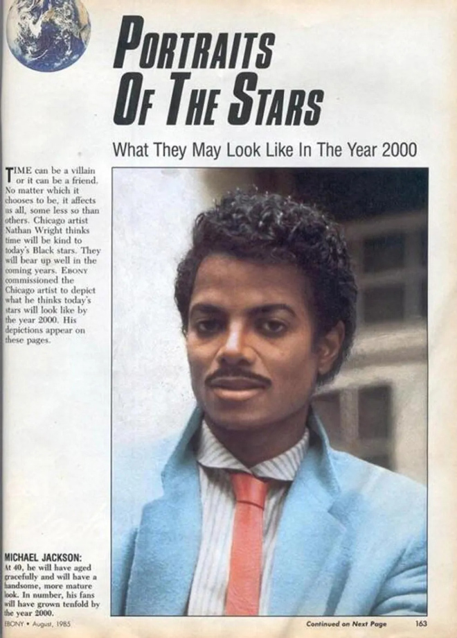 Michael Jackson en 2000.