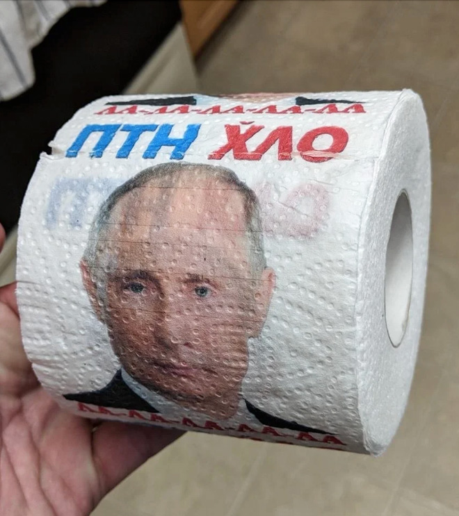 Papel higiénico Putin.