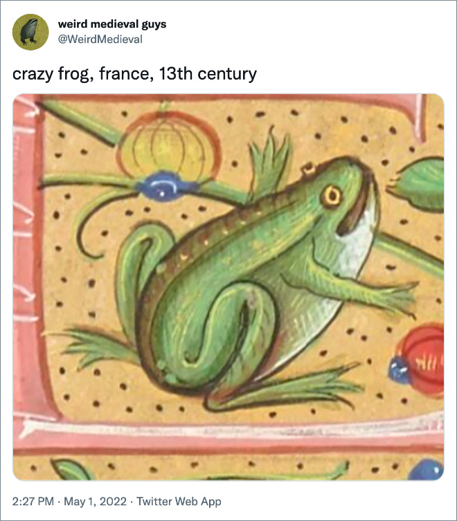 rana loca, Francia, siglo XIII
