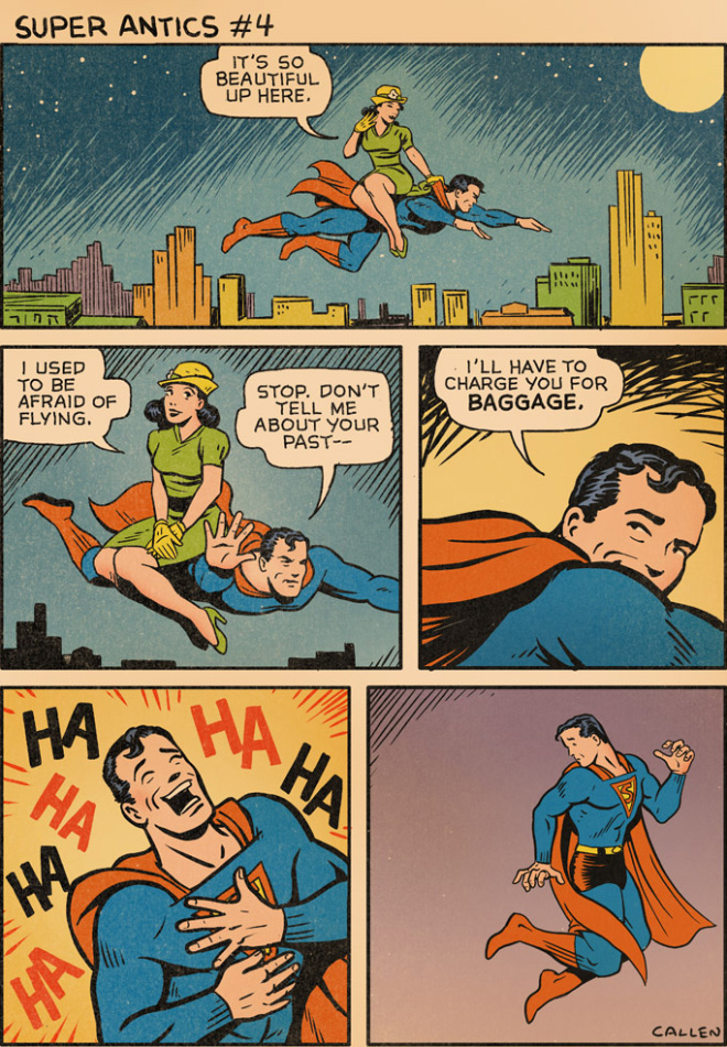 "Súper travesuras" aventuras de Superman y sus amigos.