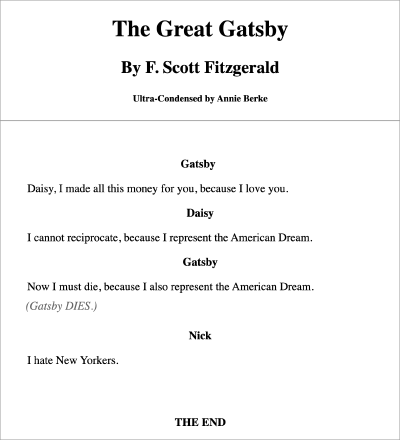 Gatsby el magnifico