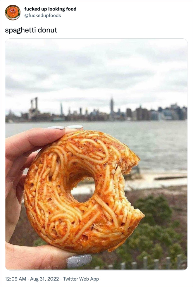 rosquilla de espagueti