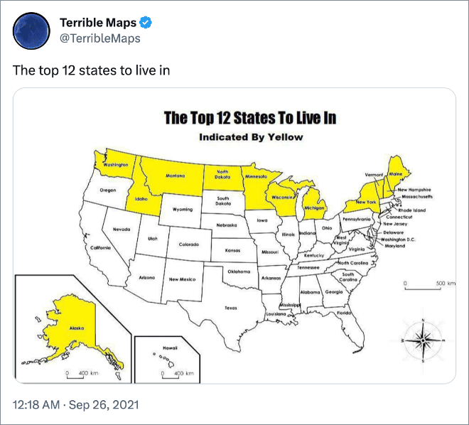 Los 12 mejores estados para vivir