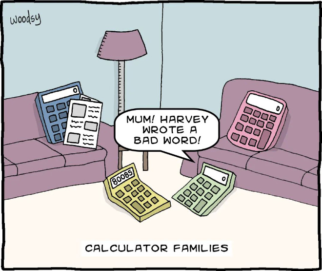 Familias de calculadoras.