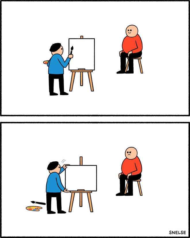 Dibujo de caricatura de Steve Nelson.