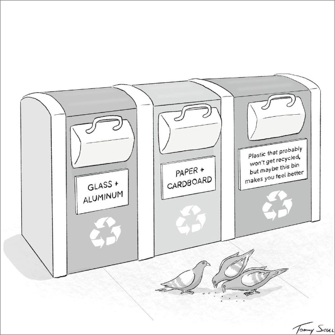 Caricatura de Tommy Siegel.