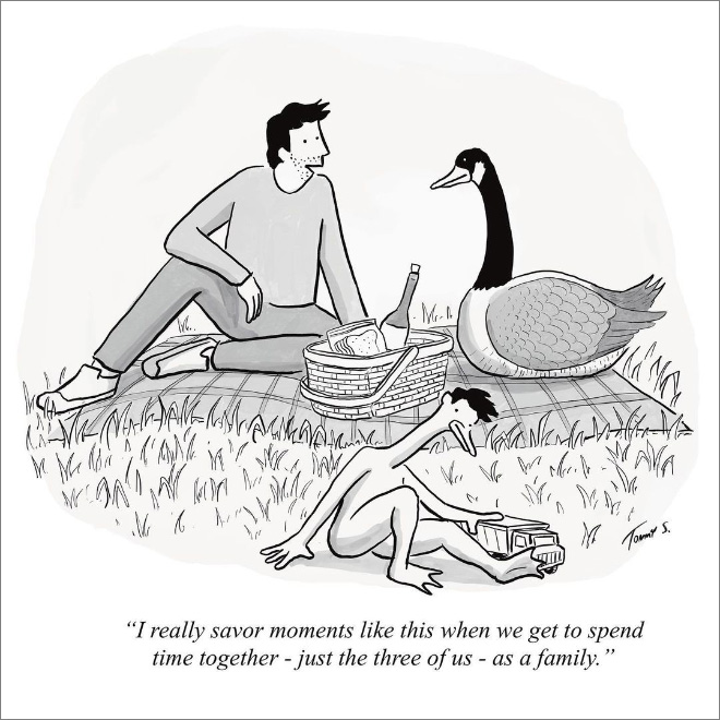 Caricatura de Tommy Siegel.