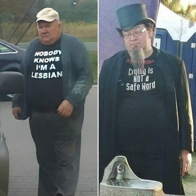 Camisas malditas.