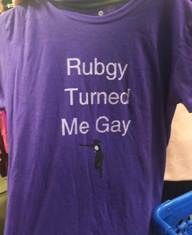 El rugby me hizo gay.