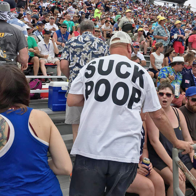 Camiseta loca.